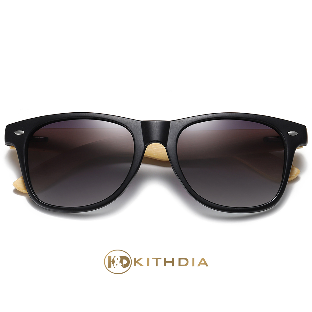 Kithdia Retro Wood Sunglasses Men Bamboo Sunglasses Women Brand Design Goggles Gold Mirror Sun Glasses Shades lunette oculo